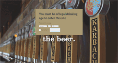 Desktop Screenshot of karbachbrewing.com